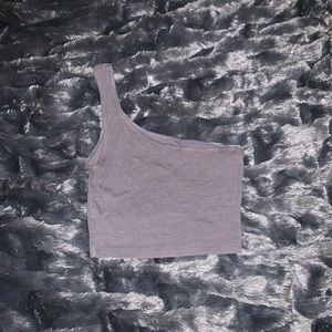 Joah Brown Single Strap Crop Tank